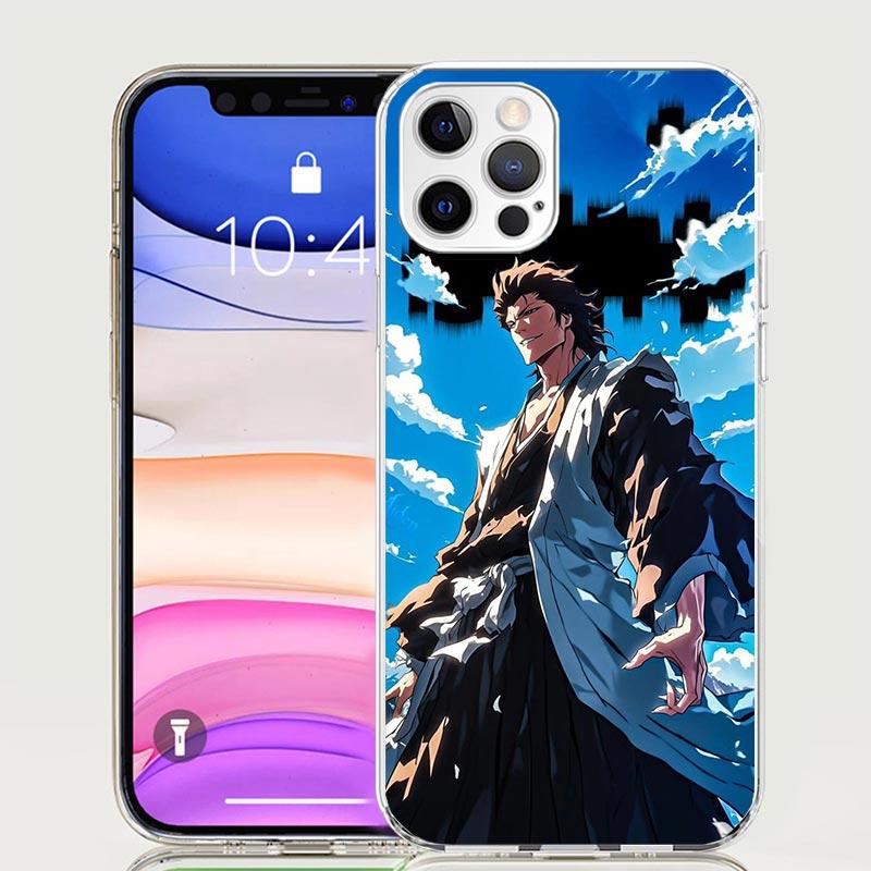 Aizen Sousuke Bleach Phone Case for Apple iPhone 17 Air 16 15 Plus 14 + 13 Mini 12 11 Pro Max 7 8 SE 16Max Soft Shell Cover Coqu