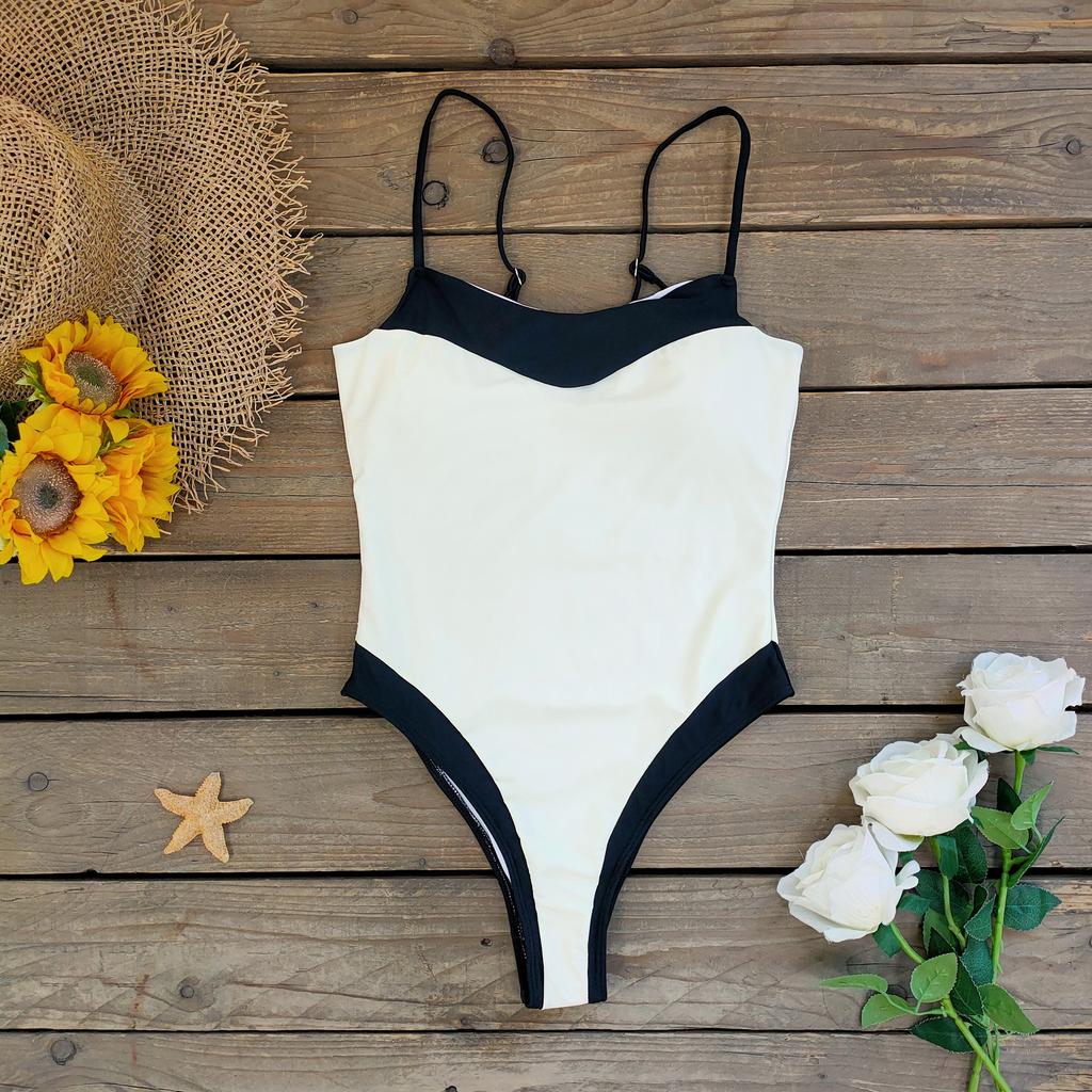 Patchwork Bikini Swimsuit High Waist Brazilan Bikini Set Swimwear for Women U Neck Bathing Suits Summer Female