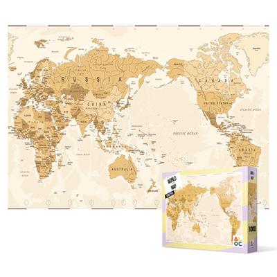 1000 Piece Jigsaw Puzzle - World Map, Popular Korean Puzzle