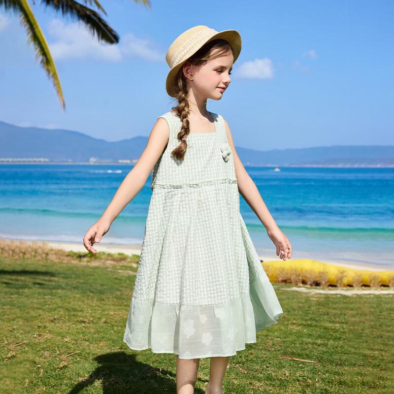 ASK JUNIOR Girls' Summer Sleeveless Princess Dress