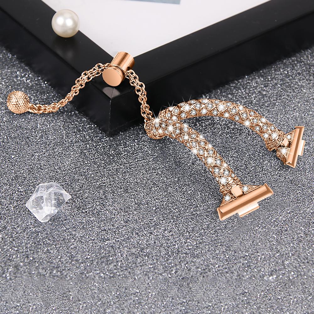 Pour Huawei Watch Fit 3 Bracelet Métal Strass Décoré