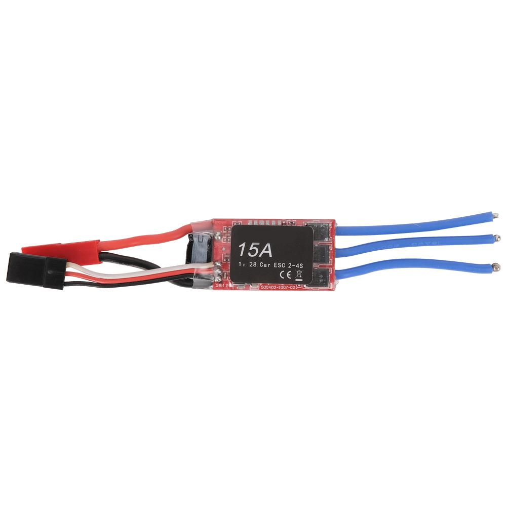 15A 2?4S ESC Electronic Speed Controller Accessory for 1/28 1/24 RC Car Model