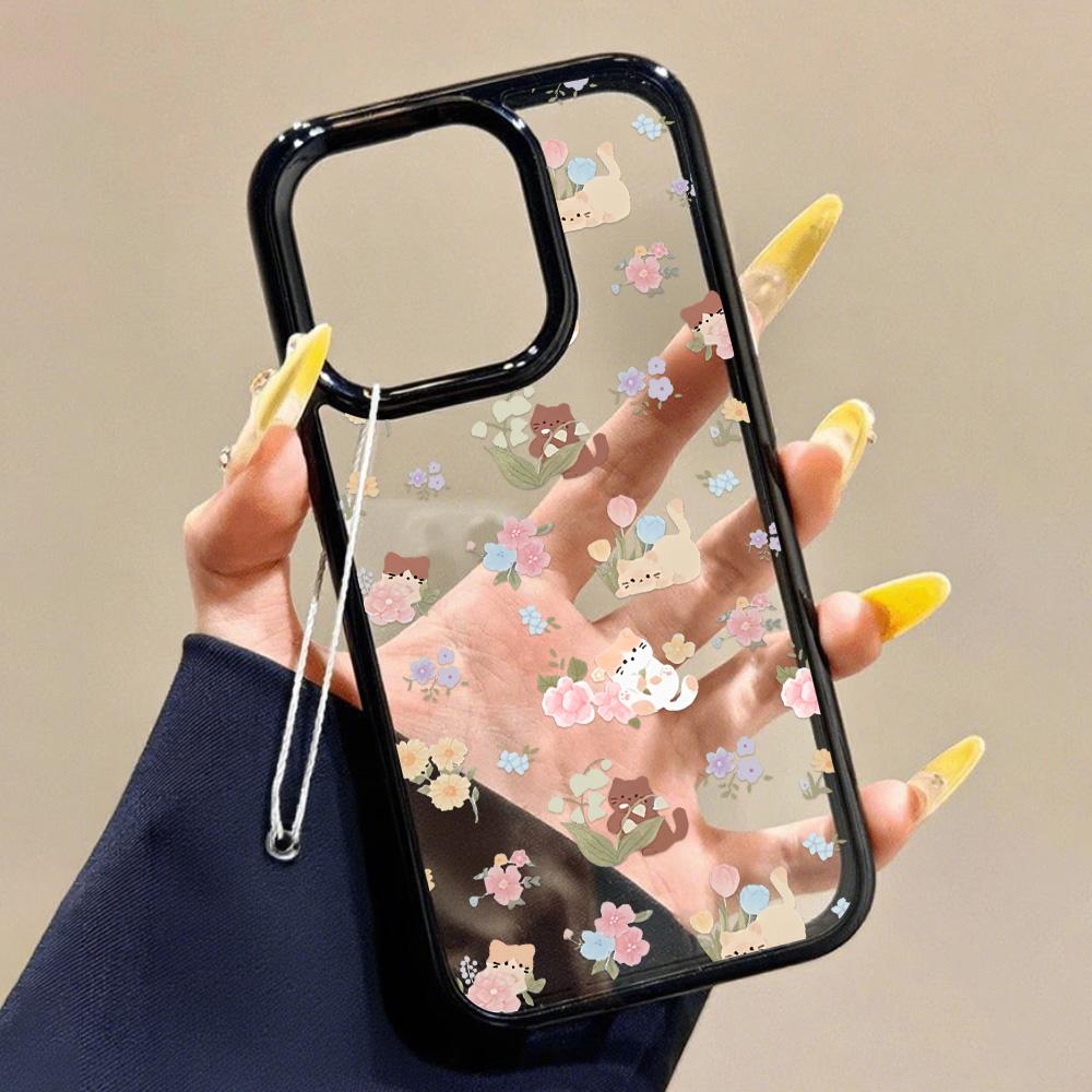 

Расписной чехол для iPhone 11 12 13 14 15 16 iPhone 13 14 15 16 Pro 13 14 15 16 Pro Max Samsung A15 A16 A25 A26 A55 A56 S25 S24 S22 S23 iPhone 16 чёрный