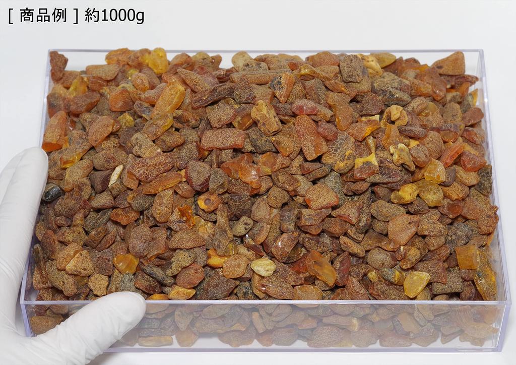 Stein Natürlicher fossiler Bernstein Rohstein 1000g [N2 Natural] / (ca. [ca.. 10-15mm] Satz)