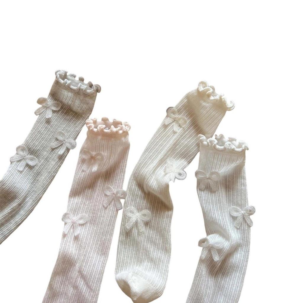 HA1833 Sommer-Kniestrümpfe für Mädchen im koreanischen Stil - Prinzessinnen-Design, Mückenschutz