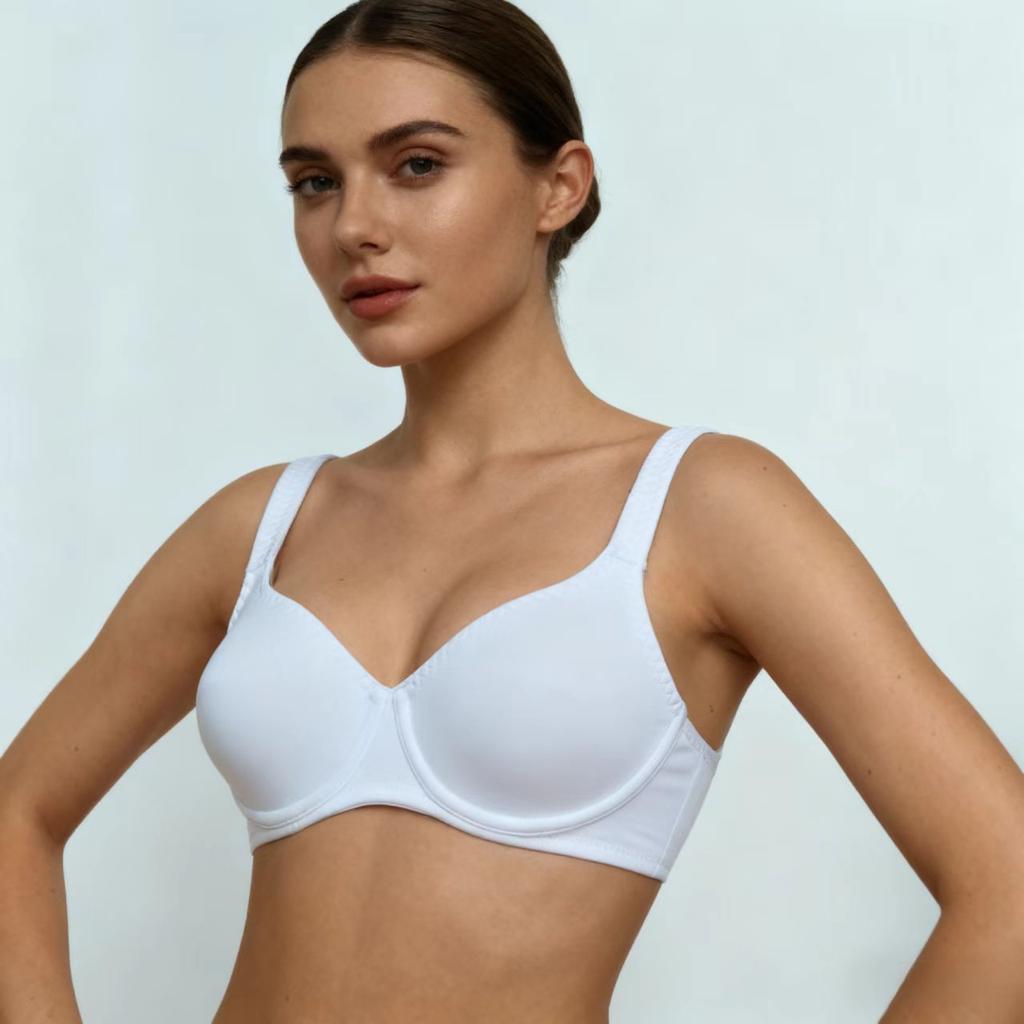European American Style Comfortable Supportive Plus Size Bra Soft Breathable