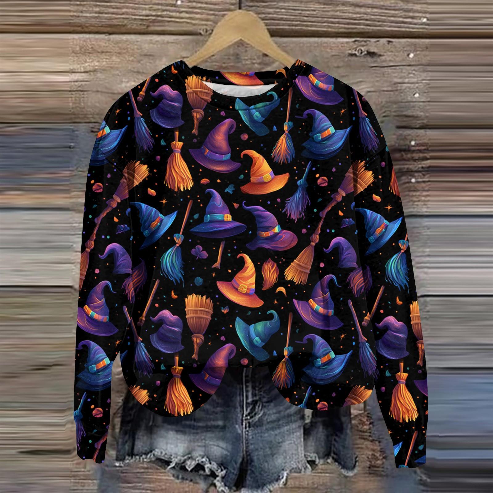 

Women s Casual Comfortable Round Neck Long Sleeve Baseball Print Top Sweatshirt L чорний
