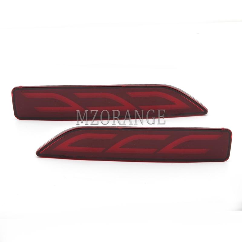1 Pair LED Rear Bumper Lights for Honda CRV CR-V 2007 2008 2009 Multi-function Rear Fog Lamp Brake Light Driving Lamp