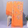 Autumn and Winter Nepalese Style Embroidered Cashmere Scarf Shawl, Versatile Knitted Thickened Warm Ethnic Fashion