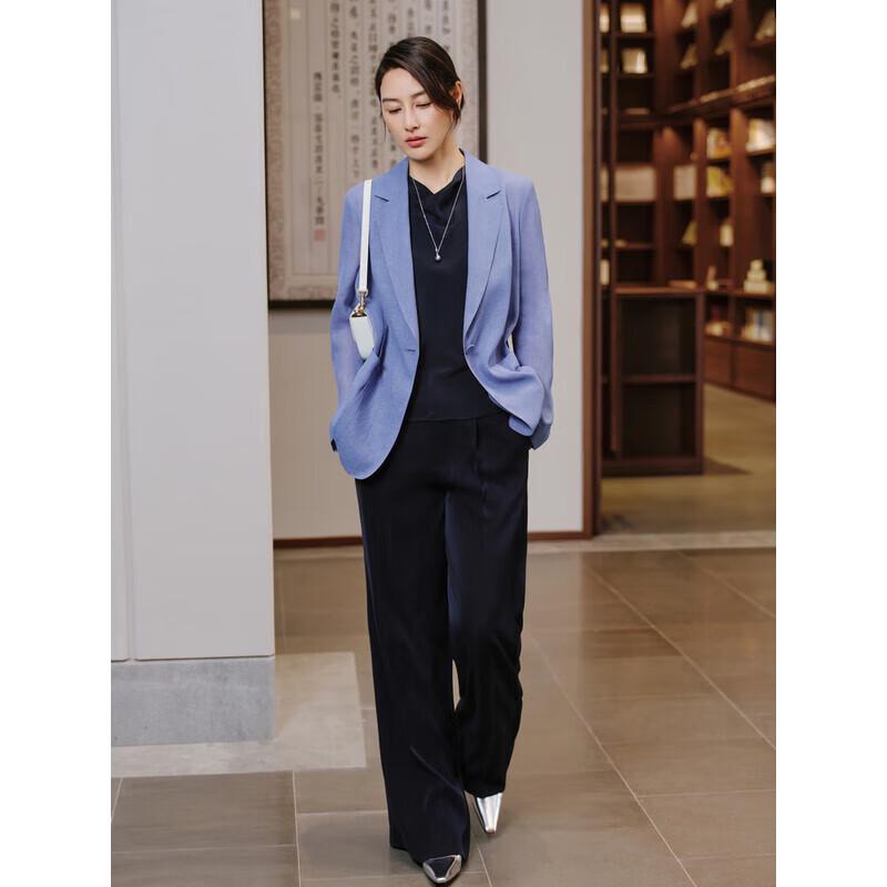 

EP YAYING Женские элегантные атласные брюки-кюлоты из костюмной коллекции Лето 2025 L (US 4)