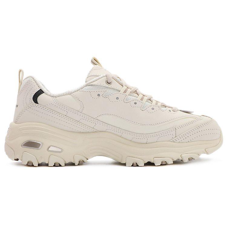 Skechers D'Lites 1.0 Little White Bear Textile, Synthetic Leather Abrasion Resistant Abrasion Resistant Low Top 11931-OFWT