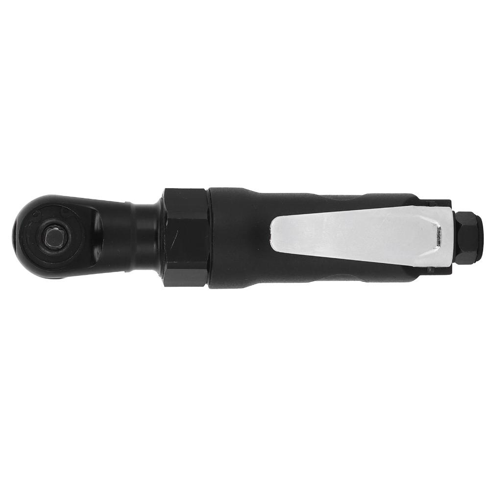 Black Mini Ratchet Wrench Portable 1/4 Inch Wrench Efficient Air Wrench  Tight Spaces