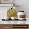 LISM Portable Ceramic Travel Tea Set
