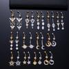 Microstone Body Piercing Navel Nails Wind Butterfly Love Navel Ring Female Star Moon Flower Navel Buckle