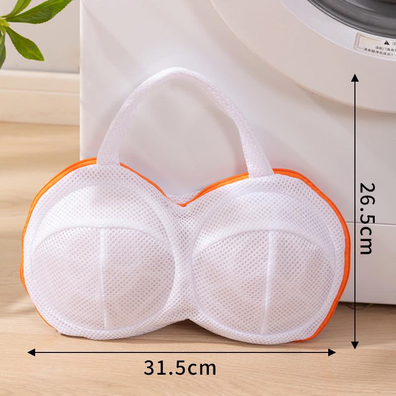 Double Row Anti-Tangle Thickened Bra Wash Bag for Machine Wash