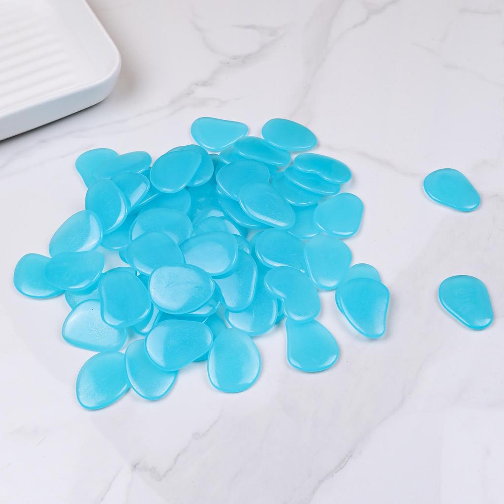 4cm Luminous Glow Pebbles for Garden, Fish Tank, Bonsai, and Decorative Landscaping
