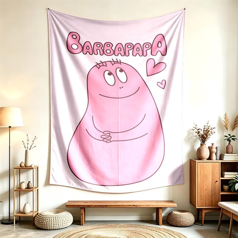 Les Barbapapa (14) Tapestry Suitable For Decorating Homes Dorms And Bedrooms Soft To The Touch And A Perfect Gift For Friends And Family