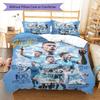 Rare MCFC Collects Bedding Quilt Set Quilt Cover Pillowcase Home Decoration Birthday Gift (1 * duvet cover + 2 * pillowcase, without core)