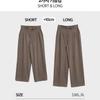 The Pink Mita High Waist Back Banding Two Pintuck Wide Slacks