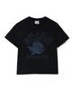 PHYSICAL DEPARTMENT Women'S Rose Spray Short Sleeve T-Shirt_Black