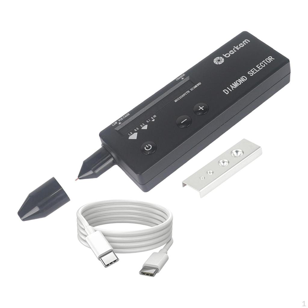 Jewelry Selector Testing Tool High Accuracy GEM with Tray Diamond Tester Pen 2 Type C Port