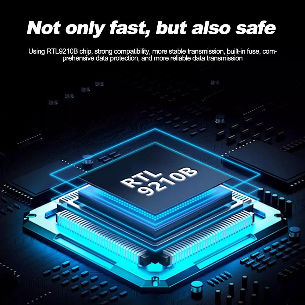 M.2 NVMe NGFF SSD Enclosure 10Gbps USB 3.1 To M.2 NVMe NGFF SSD Hard Drive Adapter Converter Support SD TF Card Reader Direct insertion
