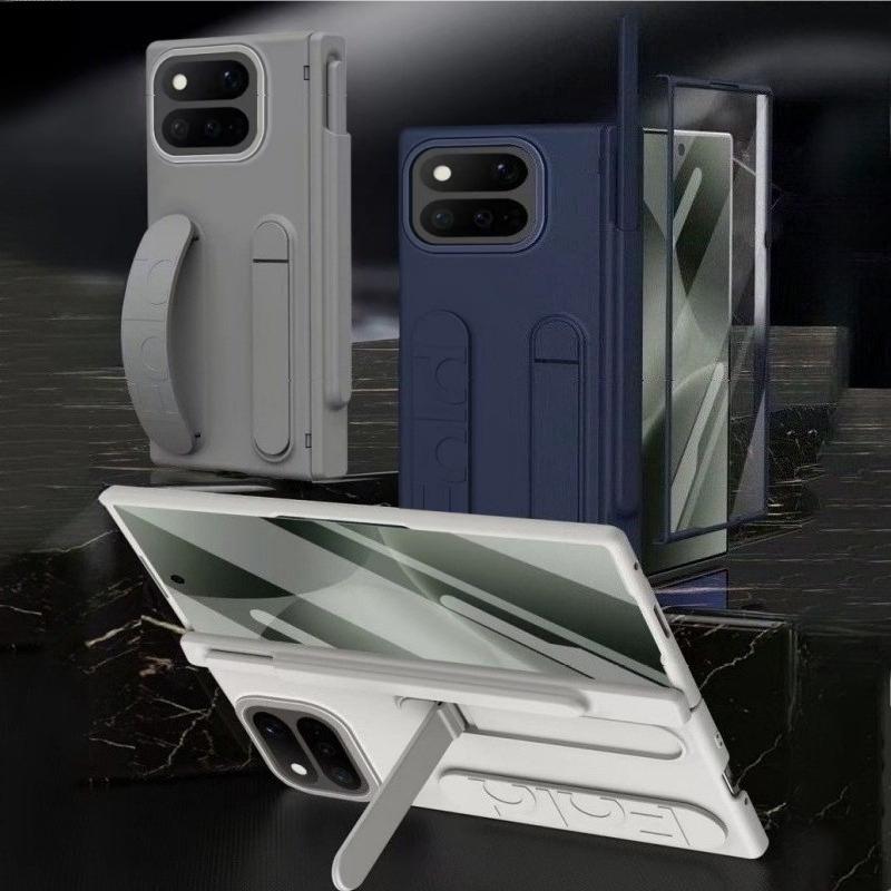 For Google Pixel 11 10 9 Pro Fold Case with Hinge Protection & Wristband Protective & Stand & Pen & Screen Protector Phone Cover