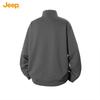 JEEP Men's Versatile Half-Zip Stand-Collar Sweatshirt