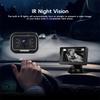 Car Rear Baby Monitor 4.3'' Car Monitor With Camera Night Vision Wide-Angle Real-Time Baby Monitoring Stable Mounting