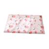 Pet Cooling Pad Strawberry Pattern Self Cooling Pet Bed for Cats And Small Dogs Summer Pet Mat for Kennel Crates Sofa Floor