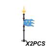Middle Ages Empire Flag Pole Building Blocks Military Castle Lion Teutonic Knight Soldier Figures Roman Warrior Sheild Brick Toy