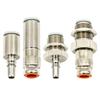 KK2S KK2P Self Locking Mini C Type Quick Coupler One Touch Check Valve Brass 4mm 6mm Tube Straight Panel Mount Pneumatic Fuel System Fittings7