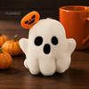 Hautfreundliche Plüsch Halloween Geist/Kürbis Schwarze Katze Figur, Weiche Stoffpuppe Foto Requisite mit Aufhängekette, Kreative Requisiten für Rucksack Spielzeug