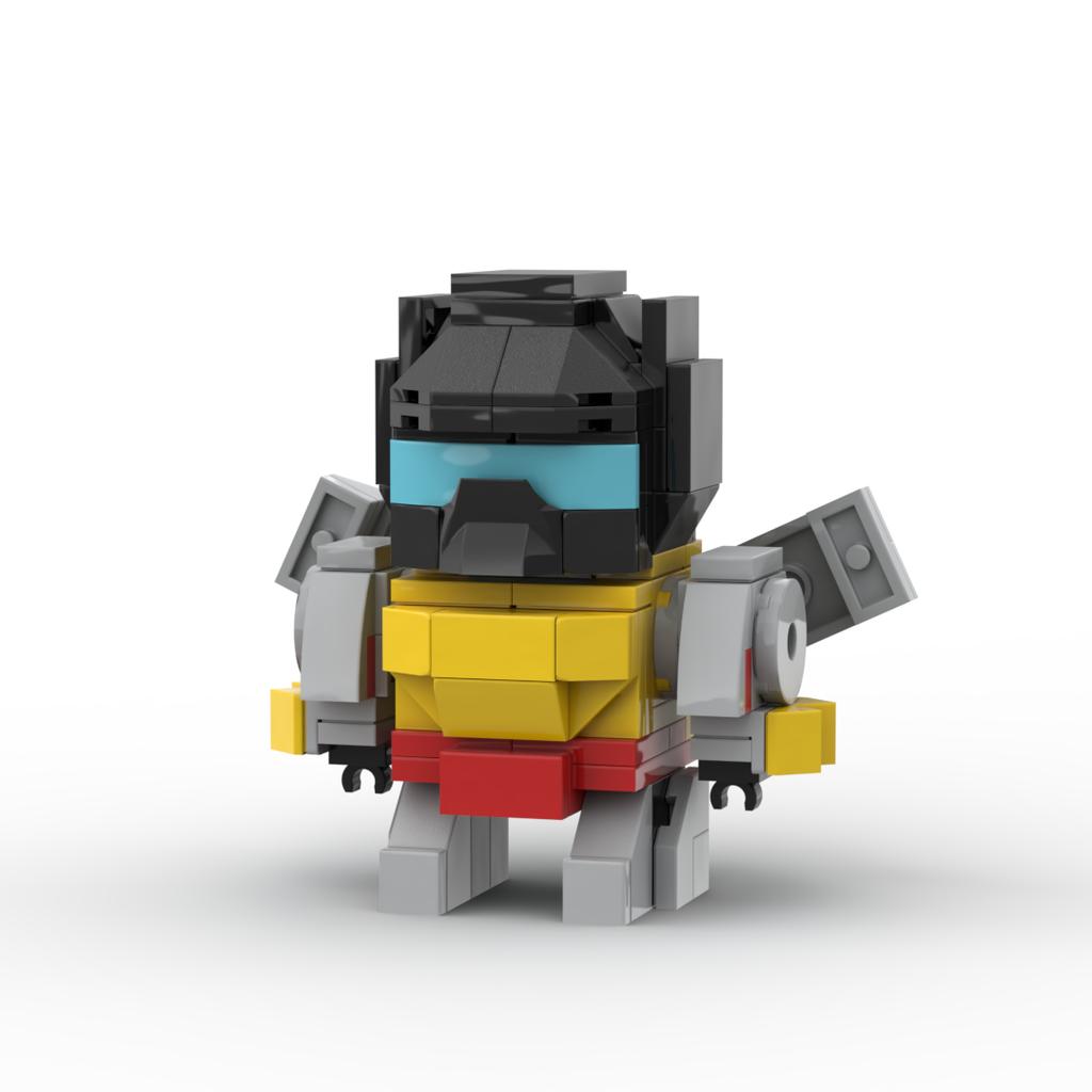 *Transform Auto Robot Brickheadz * Star Scream Jazz Prime DIY Enlighten MOC Block Brick set,Compatible With
