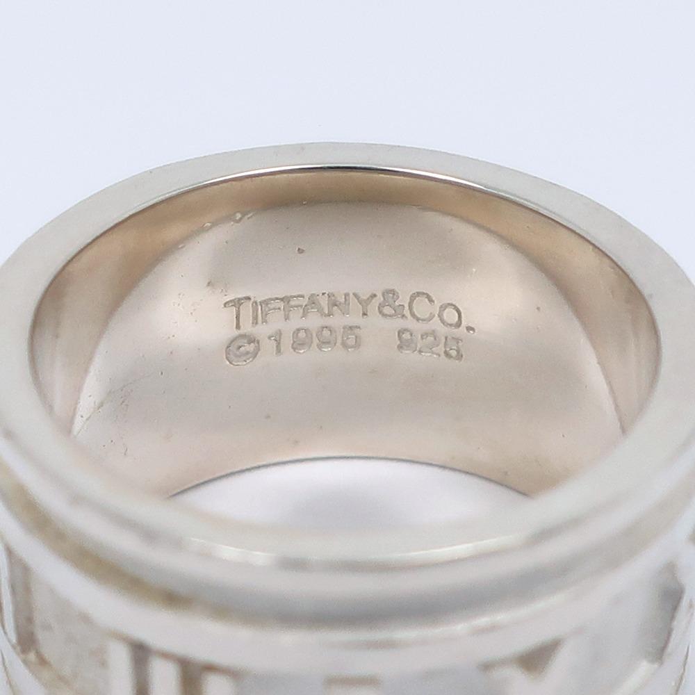TIFFANY&Co. Atlas wide Ring Silver925 #5.4(US Size) 7.6g Women Used