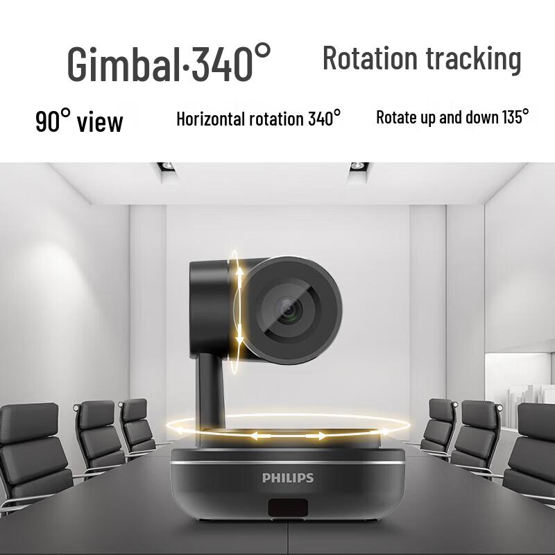 Philips PSE0560 2K HD AI Tracking USB Webcam