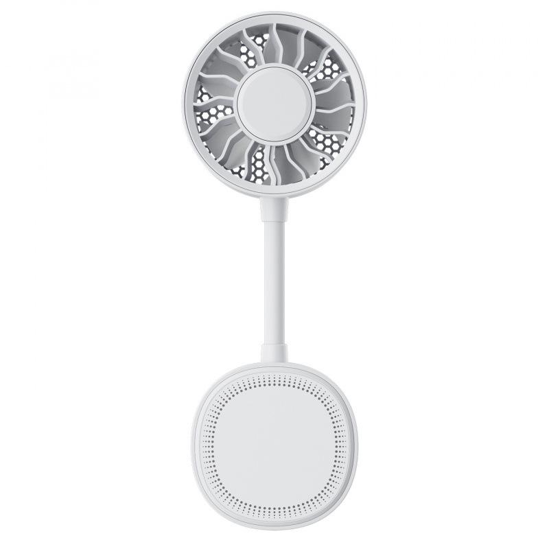

Portable USB Rechargeable Clip-On Fan for Outdoor Use 260*72*36mm білий