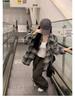 Korean Style Plaid Turn-Down Collar Long Sleeve Women's Shirt - Spring/Summer Casual Loose Mid-Length Sun Protection Top
