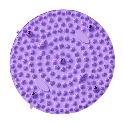 OptiPro Foot Reflexology Portable Foot Massage Mat for Relieving Relaxing Foot and Home Use Mat, Fatigue, Exercise, (Purple, 35cm)