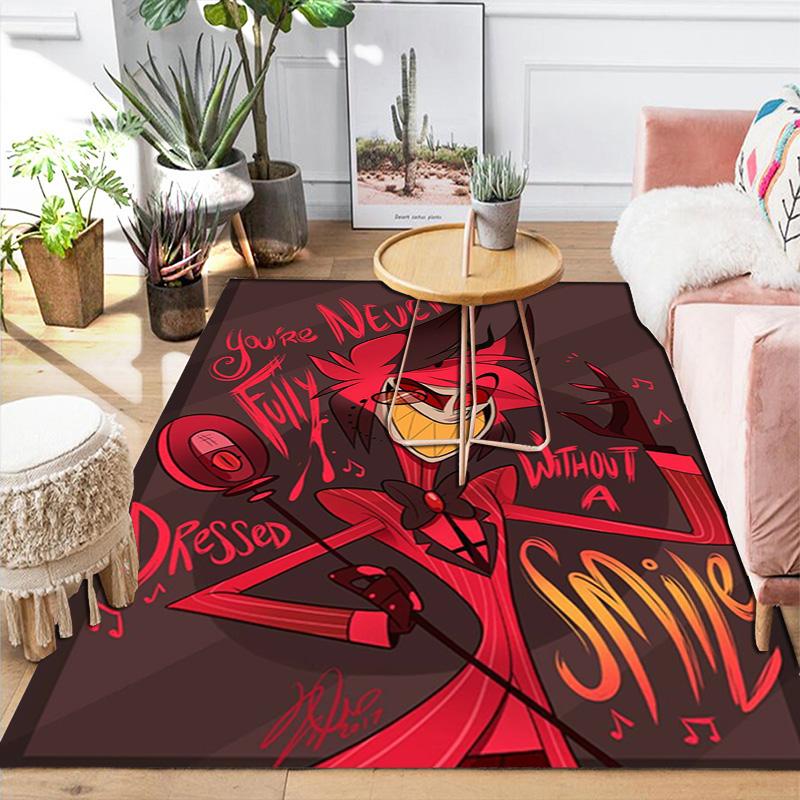 Hazbin Hotel Rug Floor Mat for Living Room or Bedroom Soft and Comfortable Carpet a Gift for Birthday and Holiday.NFF0928350