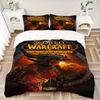 3Pcs World Warcraft Cataclysm Expansion Bedding Set Quilt Cover Pillowcase Home Christmas Xmas Halloween Gift 1 Duvet Cover 2 Pillowcase M924617
