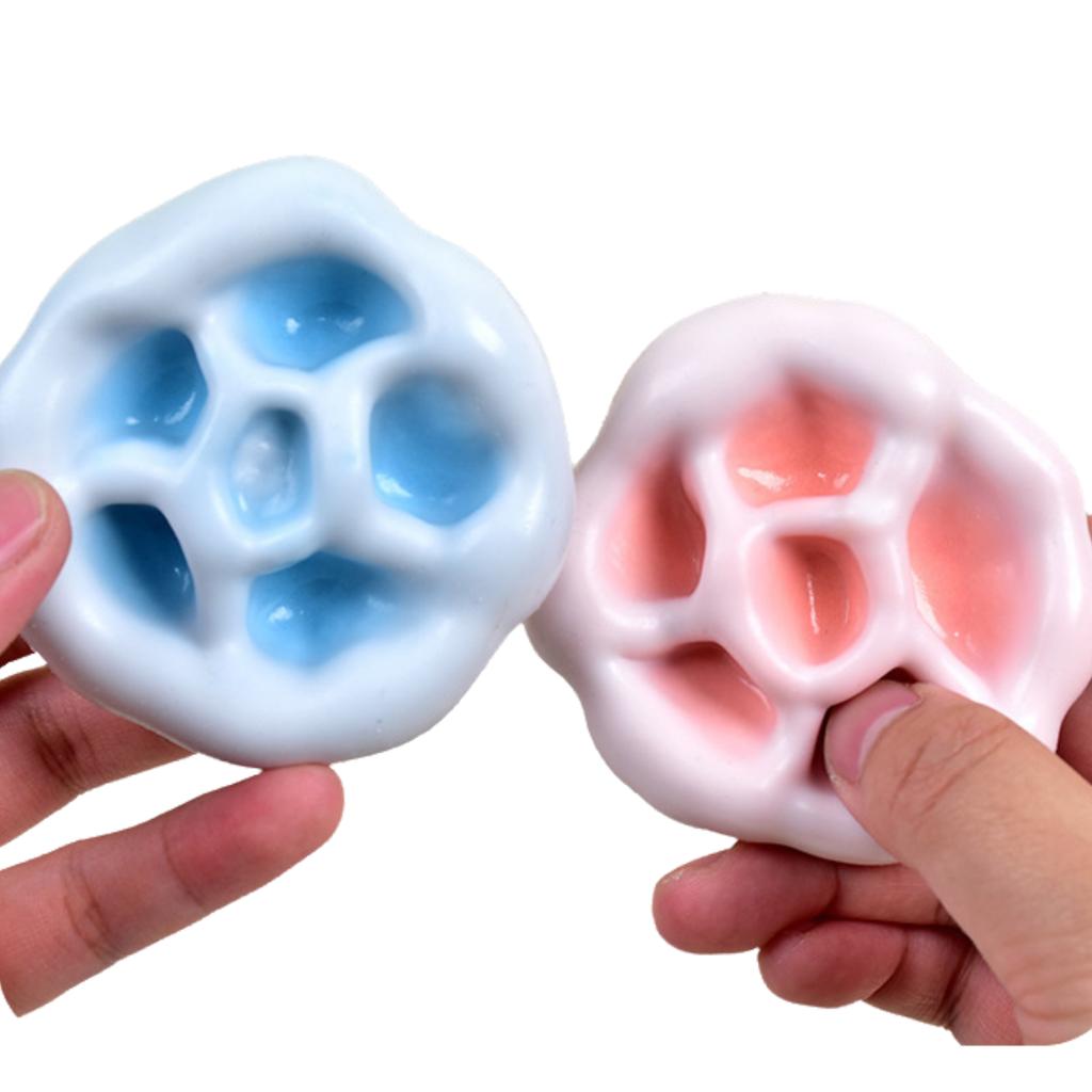 Vacuum Shapeable Squishies Sand Ball Grape Stress Ball Stress Easing Noisy Ball Desktop Squeezing Soothing Toy Birthday Gift