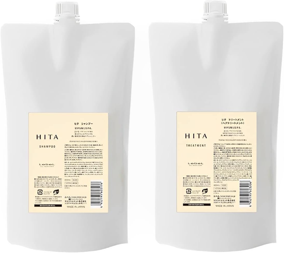 

Lebel Hita HITA Shampoo 800mL & Treatment 800mL Refill Set