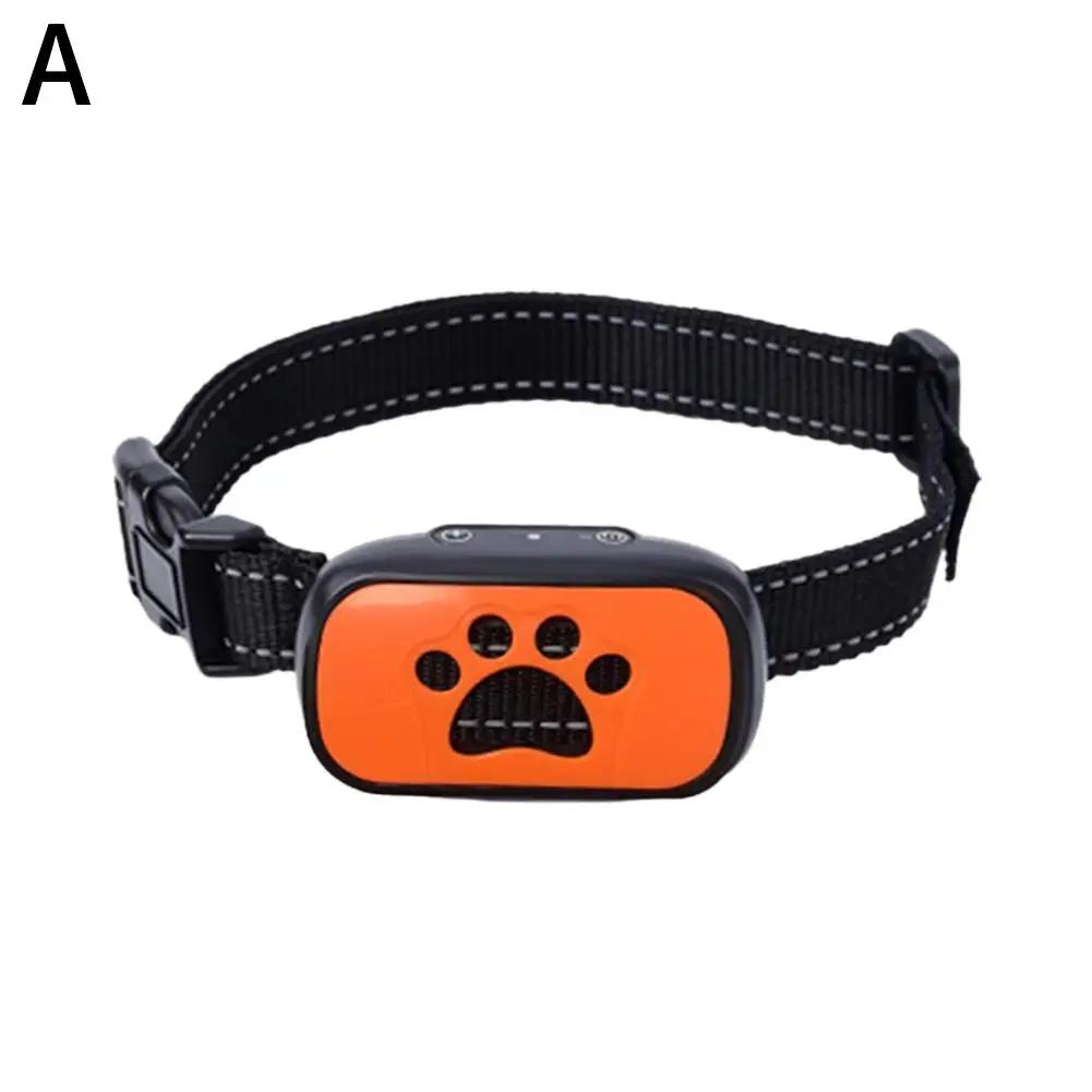 Shock Collar Rechargeable Vibrating Automatic Dog Training Anti-dog Ultrasonic Device Bark Stopper Smart Barking E4S0