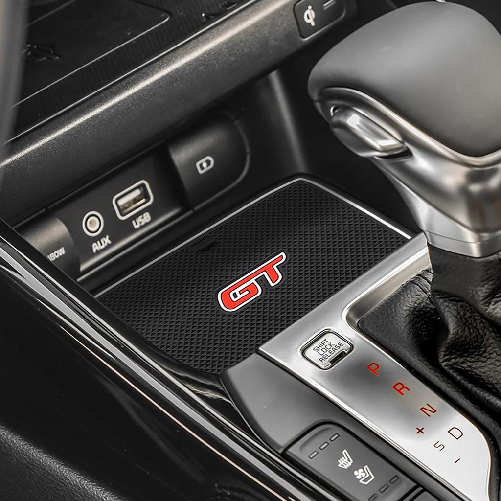 for KIA Forte K3 Cerato 2021 - 2023 GT Anti-slip Gate Slot Cup Mat Door Groove Pad Interior Accessories 14pcs