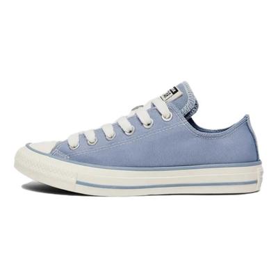 Zapatillas de Skate All Star Cómodas Versátiles Antideslizantes Duraderas de Caña Baja Unisex Azul Blanco A12582C
