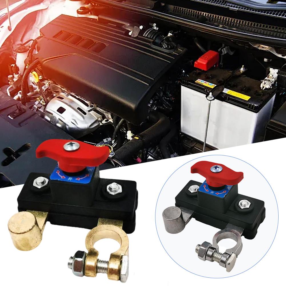 12/24V Car Battery Disconnect Switch Heavy Duty Manual Circuit Breaker Anti-Power Off Universal Car Auto Leakage Protector Tool