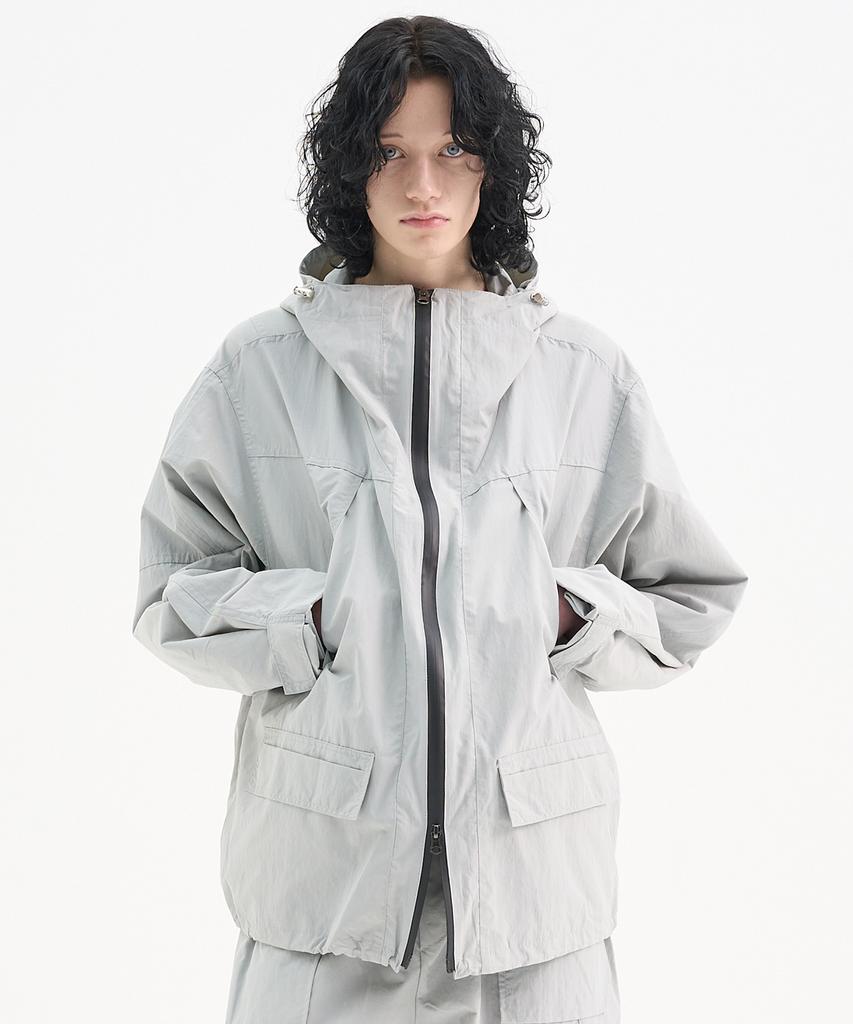 Trip Le Sens Multi-Way Windbreaker Jacket_Charcoal