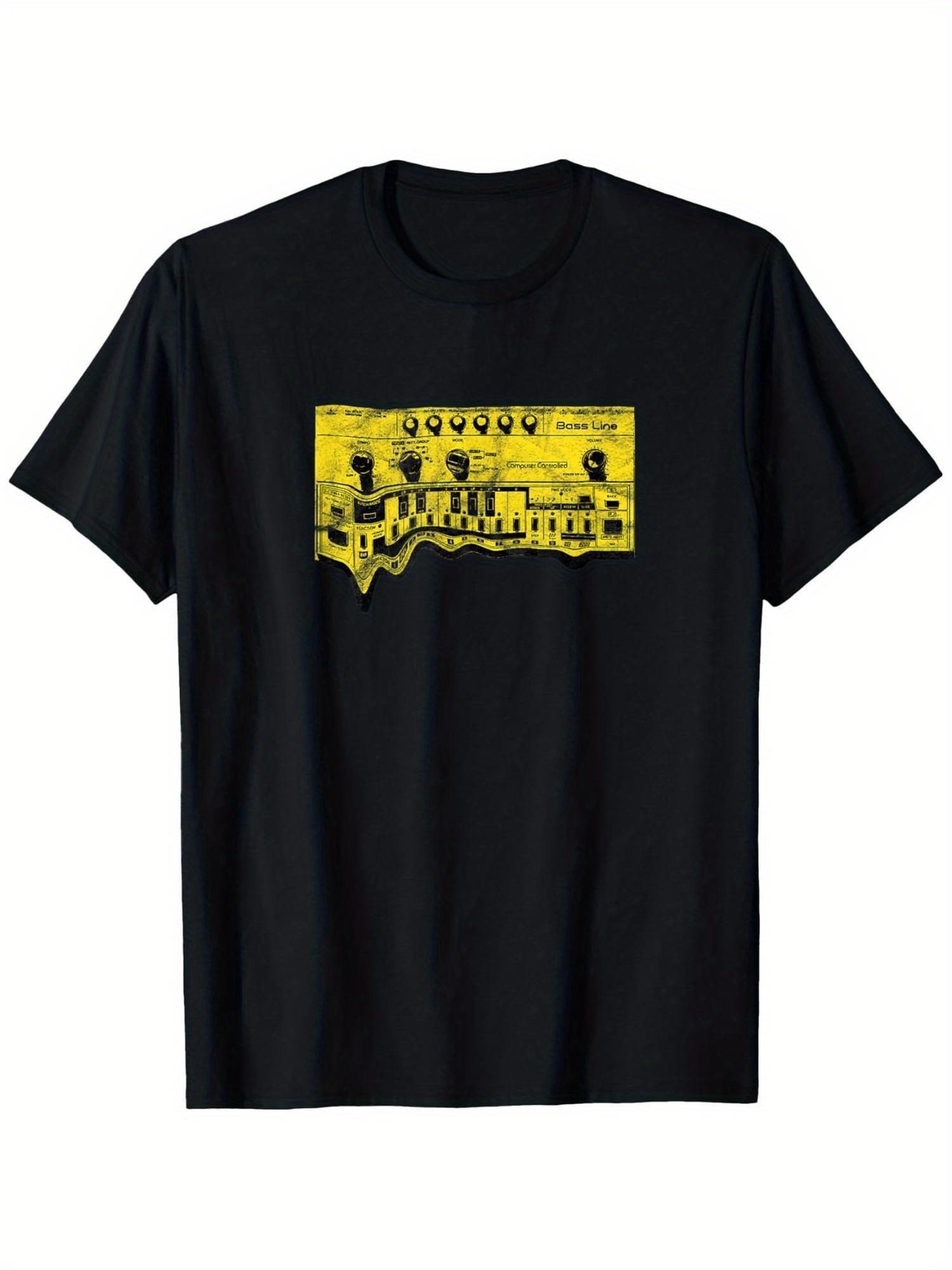 Men s Vintage Acid House Music T-Shirt - Retro 80s 90s DJ Gear & Synth Studio Design XXXL