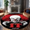 1pc Pennywise1 Print Round Carpet Chair Round Carpet Suitable for Bedroom Living Room Home Decorative Carpet